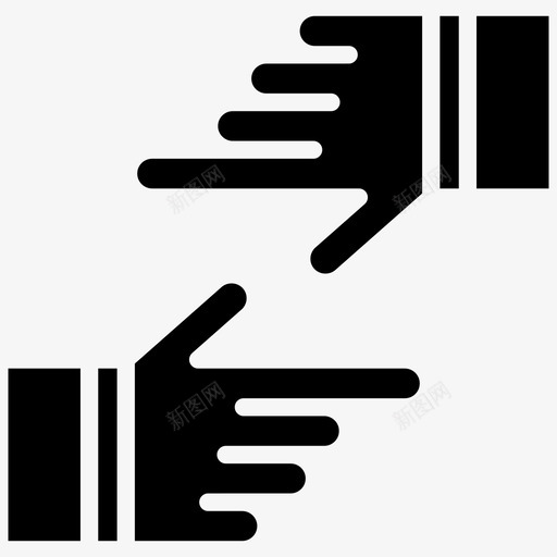 欣赏反馈手势svg_新图网 https://ixintu.com 评论 欣赏 反馈 手势 社会 流媒体 广播 字形 图标 收集