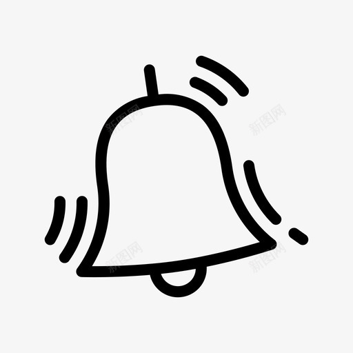 通知报警铃声svg_新图网 https://ixintu.com 铃声 通知 报警 杂项