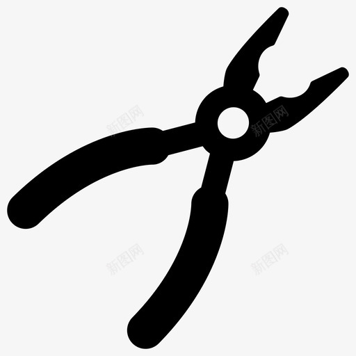 钳子手工工具机械工具svg_新图网 https://ixintu.com 工具 钳子 手工 机械 修理 修理工 建筑 图标