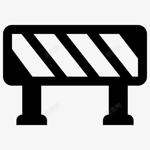 施工障碍物路障在建svg_新图网 https://ixintu.com 施工 障碍物 路障 在建 维护 在建工程 标志 符号 图标