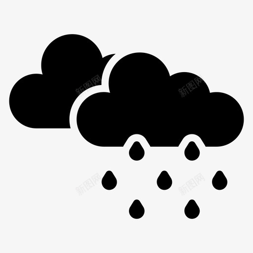 下雨冻雨冰雹天气svg_新图网 https://ixintu.com 下雨 冻雨 冰雹 天气 大雨 暴雨 降雪 旅行 假日 图示 矢量