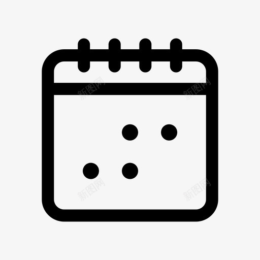 日历日期杂项012行svg_新图网 https://ixintu.com 日历 日期 杂项