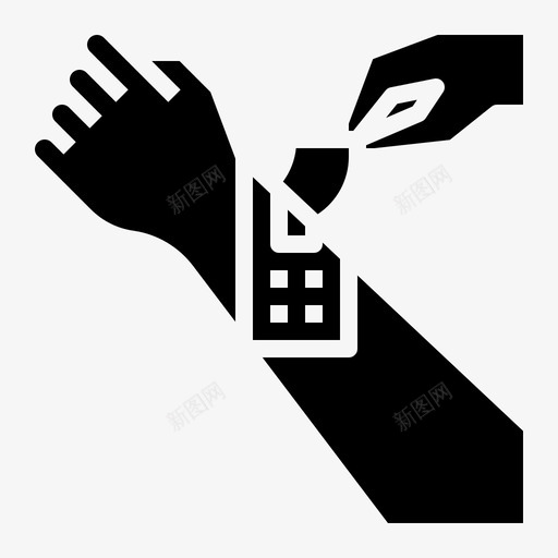 石膏绷带十字架svg_新图网 https://ixintu.com 医疗 石膏 绷带 十字架 工具 实体 实体图 图标