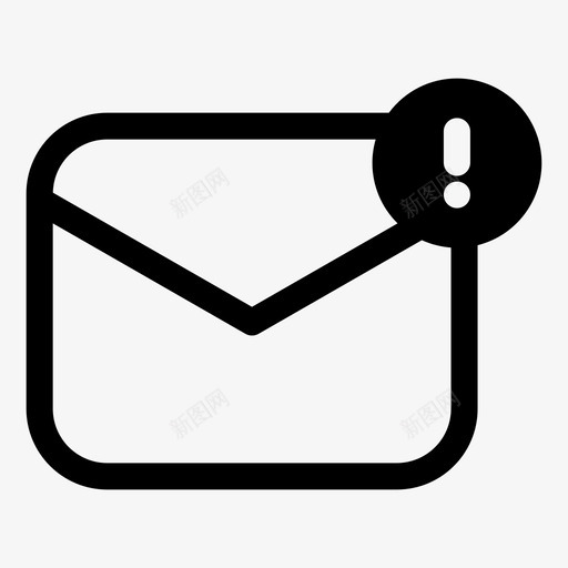 未发送电子邮件错误消息svg_新图网 https://ixintu.com 未发 发送 电子邮件 错误 消息 杂项