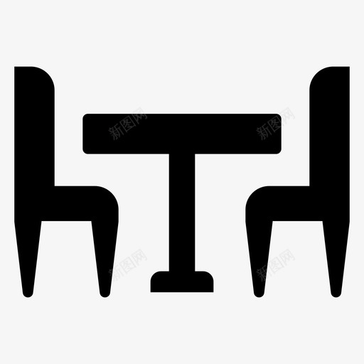 晚餐咖啡桌餐桌svg_新图网 https://ixintu.com 餐桌 晚餐 咖啡 午餐 时间 设置 事件 娱乐 图标