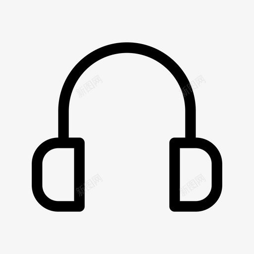 耳机音响mutuline娱乐svg_新图网 https://ixintu.com 耳机 音响 娱乐