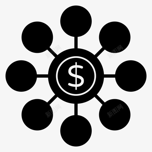 财务多元化资产配置业务多元化svg_新图网 https://ixintu.com 多元化 财务 资产 配置 业务 网络 收入 一组 数据分析 实心 矢量