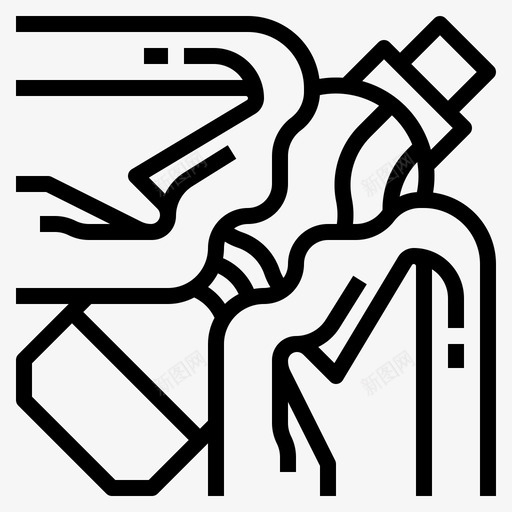 清洁再循环再利用svg_新图网 https://ixintu.com 再循环 清洁 再利用 轮廓 图标