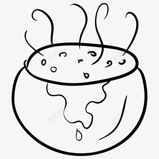 锅烹饪锅万圣节锅svg_新图网 https://ixintu.com 魔术 烹饪 万圣节 毒药 老式 巫婆 向量 图标