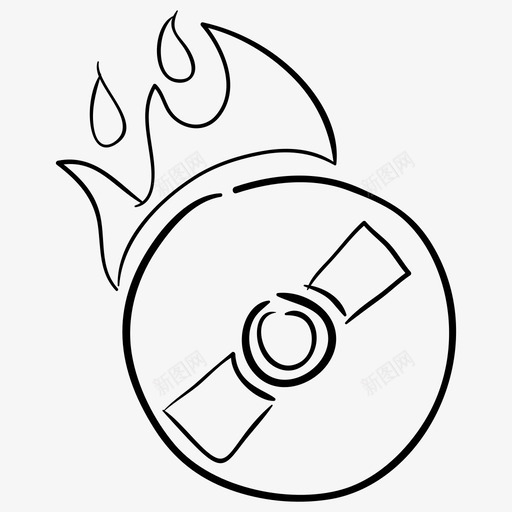 cd刻录disco刻录唱片刻录svg_新图网 https://ixintu.com 刻录 唱片 光盘刻录 光盘 一组 多媒体 视频 电影 电影院 院线 矢量