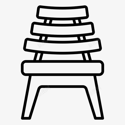 采购产品椅子餐椅家具svg_新图网 https://ixintu.com 椅子 家具 采购 产品 餐椅 木椅 家居装饰 线图 图标