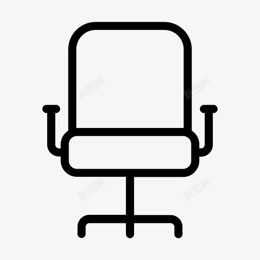 办公椅杂项015线svg_新图网 https://ixintu.com 办公椅 杂项
