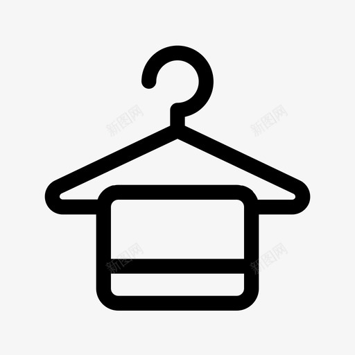 毛巾架衣服衣架svg_新图网 https://ixintu.com 毛巾架 衣服 衣架 挂钩 时尚 配件