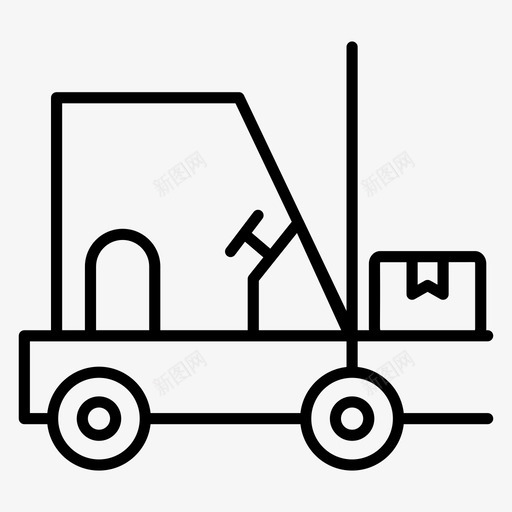 本迪卡车叉车叉车送货升降机svg_新图网 https://ixintu.com 叉车 本迪 卡车 送货 升降机 物流 路线 矢量 矢量图 图标