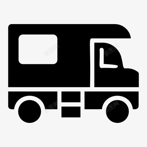 旅游车露营车机动车辆svg_新图网 https://ixintu.com 旅游车 露营 旅游 巴士 机动车辆 餐车 户外 标志