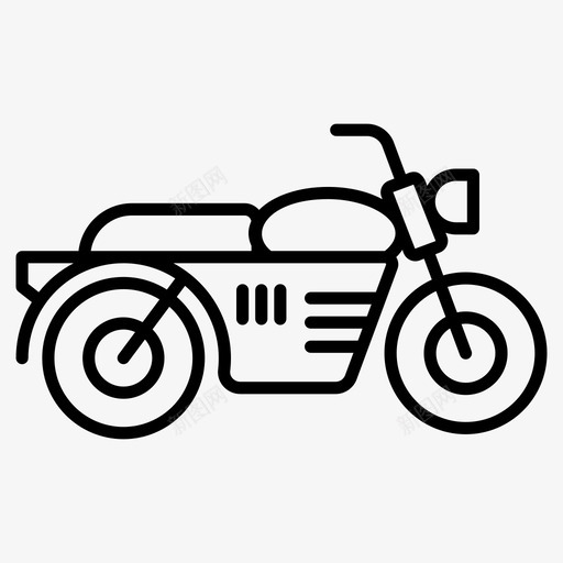 摩托车自行车个人自行车svg_新图网 https://ixintu.com 自行车 交通工具 摩托车 个人 滑板车 轮廓 图标