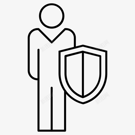 人身保险人身安全盾牌svg_新图网 https://ixintu.com 人身 保险 保险人 保护 安全 盾牌 保护人