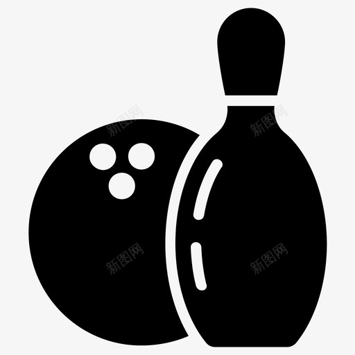 保龄球球馆别针保龄球游戏svg_新图网 https://ixintu.com 保龄球 别针 球馆 游戏 撞针 体育游戏 图标 收集