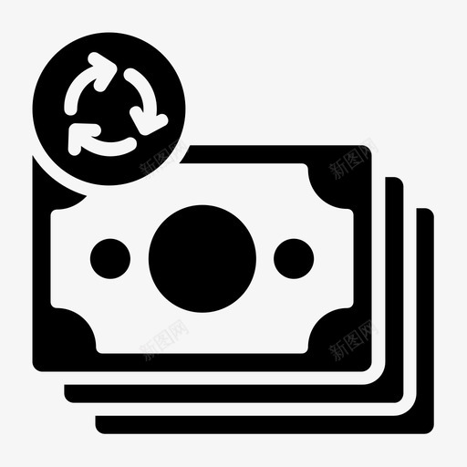 货币兑换现金现金盘点svg_新图网 https://ixintu.com 货币 现金 兑换 处理 盘点 汇合 质量 控制 过程 图示