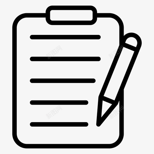 待办事项列表检查表文档svg_新图网 https://ixintu.com 列表 待办 事项 检查表 文档 任务 一组 建筑 不动产 图标