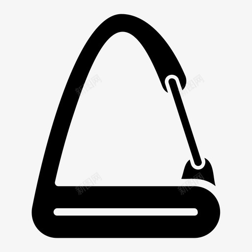 营地连接器帐篷连接器合金锁环svg_新图网 https://ixintu.com 连接器 营地 帐篷 合金 锁环 绳索 露营 户外 符号