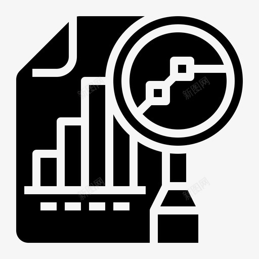 研究图表玻璃svg_新图网 https://ixintu.com 研究 图表 玻璃 投资 放大 大战略 坚固 图标