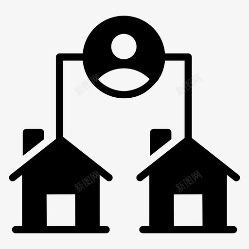 物业代理房地产代理房主svg_新图网 https://ixintu.com 物业代理 地产代理 房主 物业 顾问 顾问业 业主 房地产 固体 图标