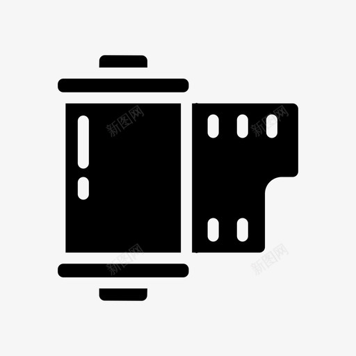 胶片照片卷筒svg_新图网 https://ixintu.com 胶片 照片 卷筒 杂项 固体