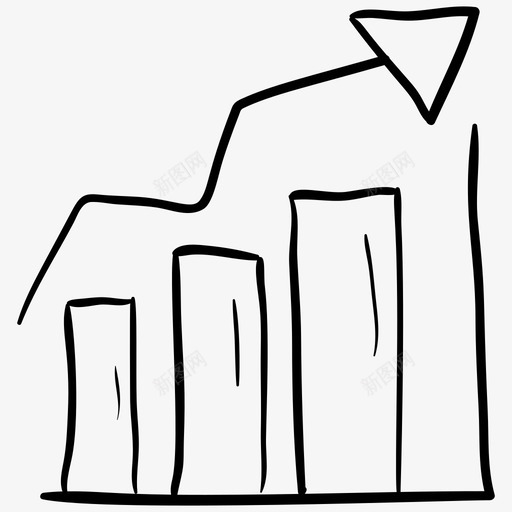 增长图条形图数据分析svg_新图网 https://ixintu.com 增长 矢量图 矢量 培训 学习 电子学 电子 教育 统计 图表 信息