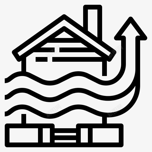 通风空气流svg_新图网 https://ixintu.com 通风 空气 气流家 社会 距离 轮廓 图标