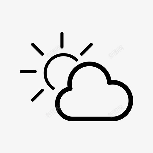 天气云雨svg_新图网 https://ixintu.com 天气 云雨 太阳 变化 自由 话题