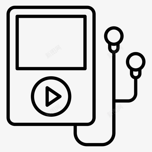 mp3播放器音频音乐ipodsvg_新图网 https://ixintu.com 播放器 音乐 音频 设备 电器 电子 产品系列 图标 收藏