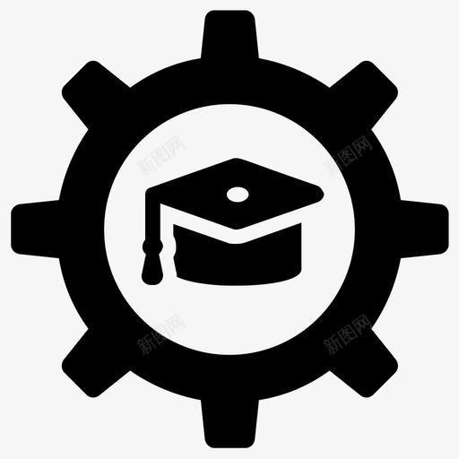 知识管理教育管理学生管理svg_新图网 https://ixintu.com 知识管理 教育管理 学生 管理教育 配置 技术 知识 教育 图标 集合