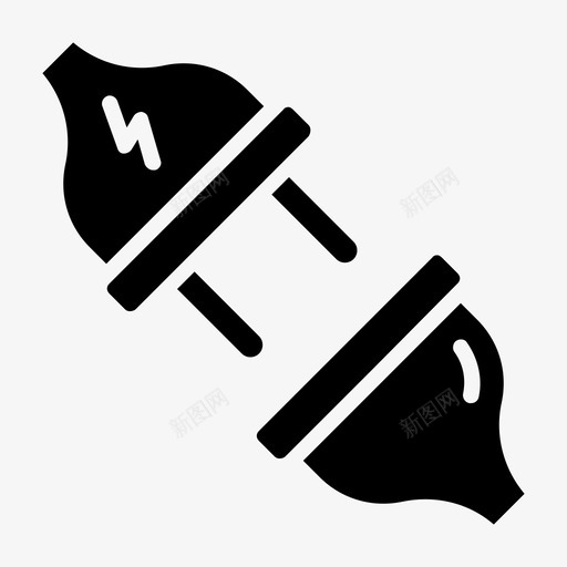 偶开关电力电开关svg_新图网 https://ixintu.com 开关 电力 电线 插座 电气工程 图示