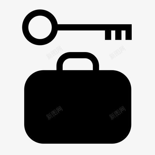 行李房行李钥匙svg_新图网 https://ixintu.com 行李房 行李 钥匙 储藏室 二十一