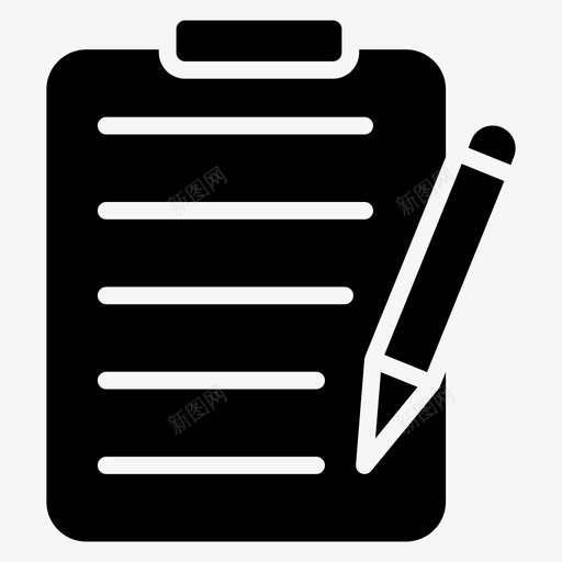 待办事项列表检查表文档svg_新图网 https://ixintu.com 列表 待办 事项 检查表 文档 任务 一组 构造 不动产 图示 图标