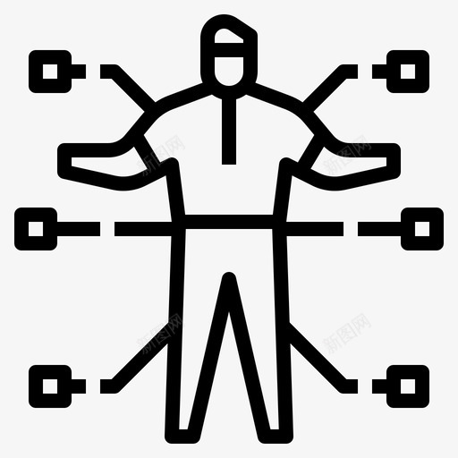 人际沟通化身业务svg_新图网 https://ixintu.com 沟通 人际 化身 业务 大纲 图标