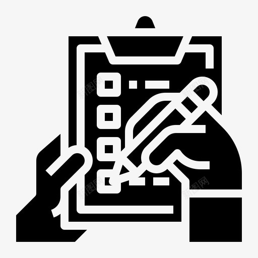 待办事项列表业务检查svg_新图网 https://ixintu.com 待办 事项 列表 业务 检查 剪贴板 文档 办公 实体 实体图 图标