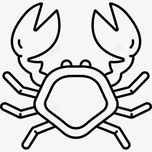 螃蟹甲壳类动物龙虾svg_新图网 https://ixintu.com 螃蟹 甲壳类 动物 龙虾 水下