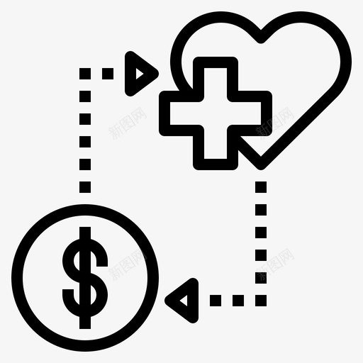 金钱改变健康交换svg_新图网 https://ixintu.com 金钱 改变 健康 交换