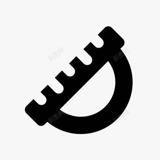 弧尺结构测量svg_新图网 https://ixintu.com 弧尺 结构 测量 工具 主尺