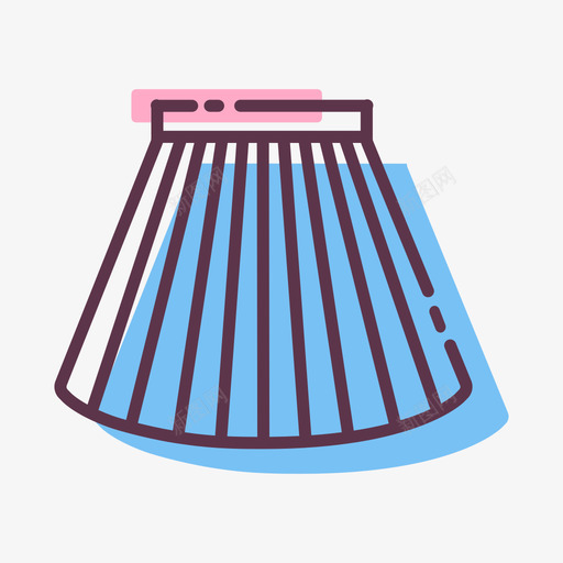 百褶裙svg_新图网 https://ixintu.com 百褶裙