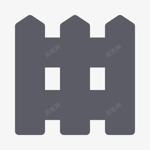 20gffencesvg_新图网 https://ixintu.com 围栏 围墙 栅栏 篱笆 防护物