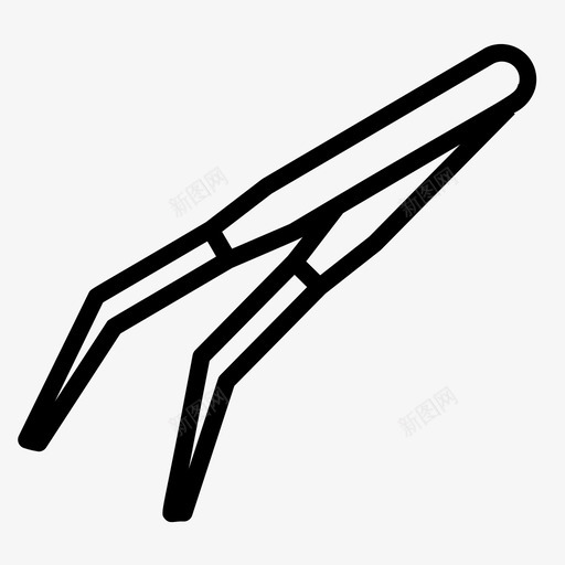 镊子牙科牙医svg_新图网 https://ixintu.com 镊子 牙科 牙医 设备 工具 医疗用品