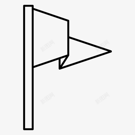 旗目的地目标svg_新图网 https://ixintu.com 目的地 目标 标志 招手 地图 导航 航线 详细 说明