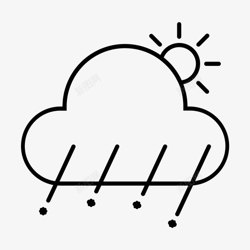 冰雹云天svg_新图网 https://ixintu.com 天气 冰雹 云天 雪天
