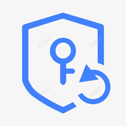 恢复默认权限按钮ICONsvg_新图网 https://ixintu.com 恢复 默认 权限 按钮