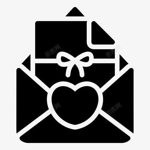 婚礼请柬邮件婚姻svg_新图网 https://ixintu.com 婚礼 请柬 邮件 婚姻 情人节 爱情 浪漫