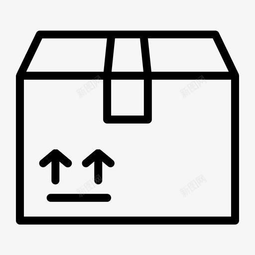 这面朝上箱子货物svg_新图网 https://ixintu.com 这面 朝上 箱子 货物 包装 其他