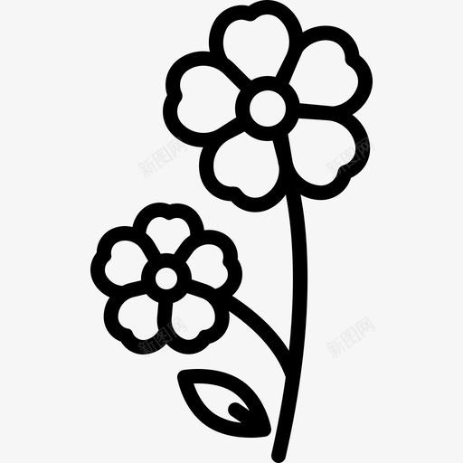 报春花多花黄褐色svg_新图网 https://ixintu.com 报春花 多花 黄褐色